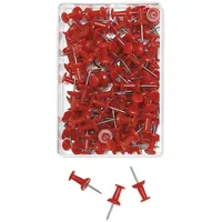 Wedo Pinnnadeln Diabolo rot, 100 St.
