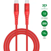 4smarts USB-C Kabel PrimeCord 60W 1,5m, rot