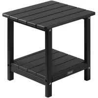 Vevor Beistelltisch Kunststoff, 45x38x44 cm, Gartentisch aus HDPE, Balkontisch