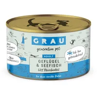 Grau Adult Geflügel & Seefisch 6 x 200 g