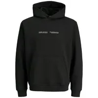 JACK & JONES Kapuzensweatshirt JCOSTANCE TEXT PRINT SWEAT HOOD