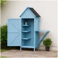 Hti-Living Praktischer Gartenschrank mit Ablage Stauraum für alle Gartengeräte