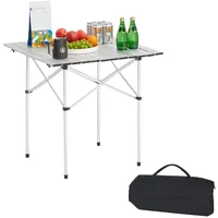 Vevor Campingtisch 70 cm Silber