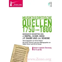 Directmedia Publishing Zeno.org 015 Musiktheoretische Quellen 1750-1800 (PC+MAC-DVD)