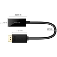 UGREEN DisplayPort Stecker, HDMI-A Buchse 0.25m Schwarz