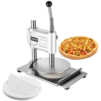 Vevor manuelle Pizzateigpresse 241,3 mm Gebäck-Pressplatte, Brotpresse aus Edelstahl,