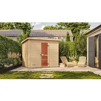 Weka Saunahaus Kaapi 4 Klassik-Ofen Natur