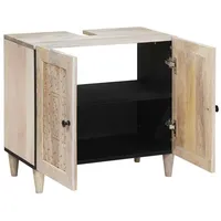 VidaXL Badezimmer Schrank Weiß 62 x 33 x 58