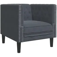 VidaXL Chesterfield Sofa Stuhl Dunkelgrau 71 x 74.5 x