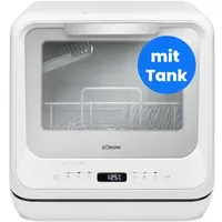 Bomann TSG 5704 Tischgeschirrspüler (freistehend, 420 mm, Weiß)