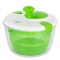 Intirilife Salatschleuder Kunststoff 25 x 21,5 cm Grün