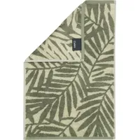 CAWÖ Maison Blätter Gästehandtuch 30 x 50 cm grün