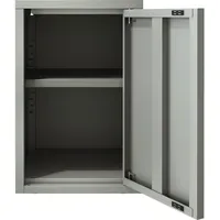 [en.casa] Hängeschrank Burlöv 50x33x35 cm Stahl Grau 33 x