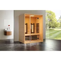 Vitalhome Infrarotkabine Moonlight 140 inkl. 5-teiligem gratis Zubehörset Hemlock
