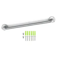 Intirilife Handtuchhalter aus Edelstahl Gebürstet - Länge 60cm 19mm