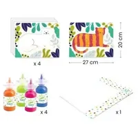 Djeco Bastelpackung 18+: Fingerfarben