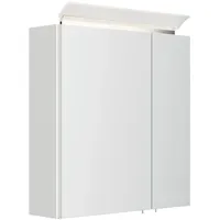 Posseik Spiegelschrank 60 cm weiß LED