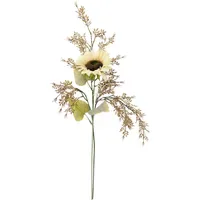 I.GE.A. Kunstblumenstrauß I.GE.A. "Kunstblumen Set Sonnenblume", beige (creme), B:32cm