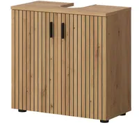 Inn.furn Waschbeckenunterschrank in Eiche 80 cm, Livia
