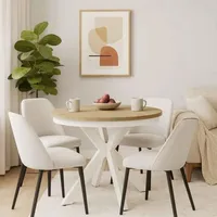 Beautysofa Bilbao Ø 100–180 cm braun