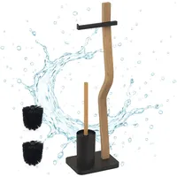 Relaxdays WC Garnitur, HxBxT: 78,5 x 23 x 18