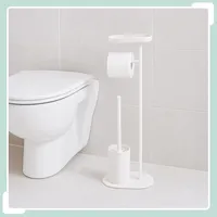 Relaxdays WC Garnitur, HBT: 67 x 23 x 17