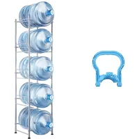 Vevor Wasserkrughalter mit 5 Ebenen, 5 Gal Wasserflaschenhalter, einreihiges