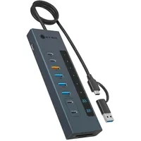 Icy Box 61159 USB-Hub 7+2 Port USB-C® (USB 3.2