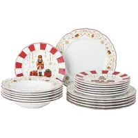 Hutschenreuther Christmas Love Tellerset 18-tlg. rot
