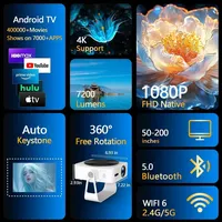 Maity Kinoabend Zuhause: Full HD Beamer mit Android TV.