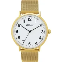 S.Oliver Herren Uhr Armbanduhr, Edelstahl 2040146