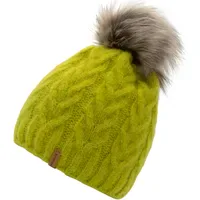 Chillouts Bommelmütze "Flora Hat", Damen, grün (lime), Obermaterial: 76%