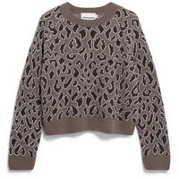 ARMEDANGELS Damen Diliriaa Leopaa Pullover (Größe S, braun)
