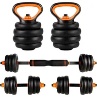 CCLIFE Kugelhantel Kettlebell Kurzhantel Langhantel 2er Hantelset Dumbbell verstellbar,