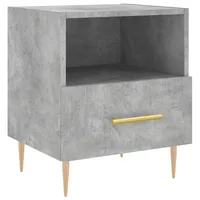 VidaXL Nachtschrank Betongrau 40 x 35 x 47,5 cm