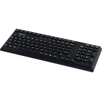 Gett InduProof 2 robuste Silikontastatur IP68 NUM Farbe schwarz