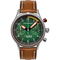 Bauhaus Aviation Eurofighter Chronograph Braun/Grün