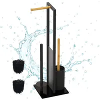 Relaxdays WC Garnitur, HxBxT: 65 x 21 x 18