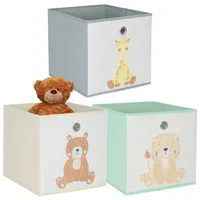 Relaxdays Faltbox Kinder 30 x 30 x 30 cm