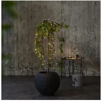 StarTrading STAR Trading LED Lichterkette Akku 160 LEDs Warmweiß