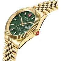 Swiss Military Master Diligenter Automatikuhr gold/grün 41 mm SMWGL0005412