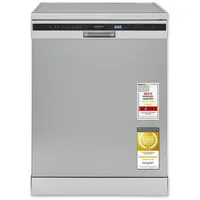 Exquisit GSP6314-030C Geschirrspüler (freistehend, 598 mm breit, Silber)