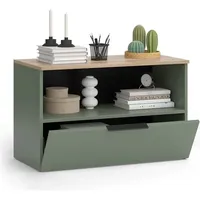 Vicco Kommode Wido, Grün, 80 x 50 cm mit