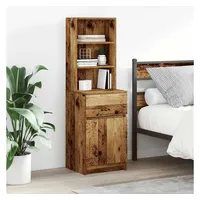 VidaXL Nachtschrank Altholz-Optik 39 x 35 x 125 cm