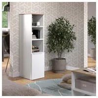 Vicco Universalschrank Wido, Weiß/Sonoma, 30.2 x 120 cm mit