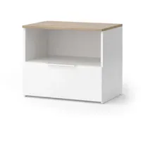 Vicco Kommode Wido 60 x 50 cm Weiß/Sonoma