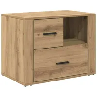 VidaXL Nachtschrank Artisan-Eiche 35 x 60 x 50 cm