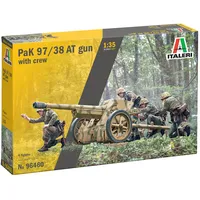 Italeri Pak 97/38 Pz-Abwehrkanone m.Manns. - Modellbau, Bausatz, Standmodellbau,