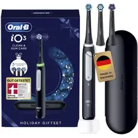 Oral-B iO Series 3 schwarz + Reiseetui + Aufsteckbürsten