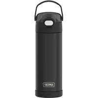 Thermos kids FUNTAINER WATER BOTTLE 0,47l, schwarz, Thermoflasche Kinder